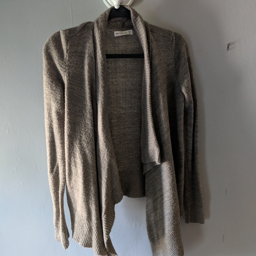 Abercrombie & Fitch grey/tan cardigan XS/S